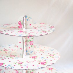 Modern Vintage Fleur Cupcake Stand